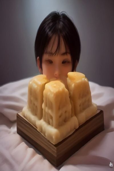 电影院内两位男性观众并肩坐在暗蓝色光线中观看同志题材影片，画面温暖而私密